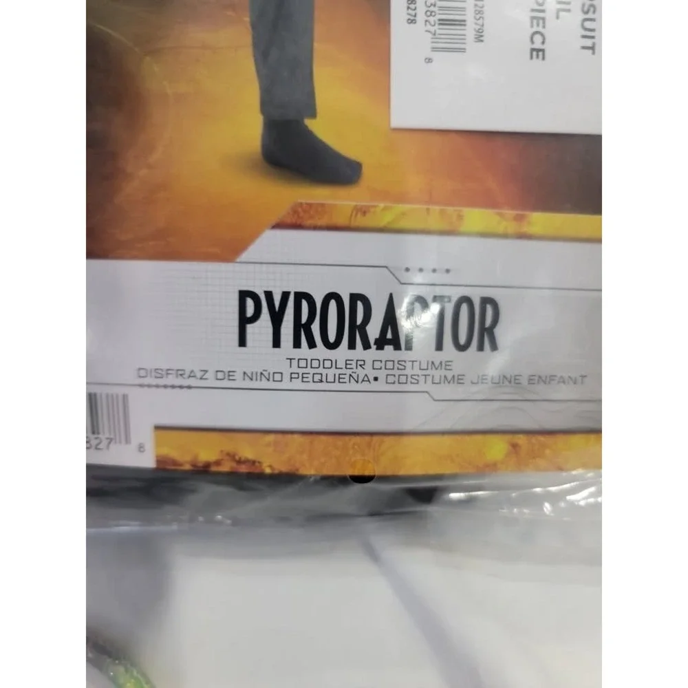 3T 4T Toddler‎ Costume Jurassic World Pyroraptor New